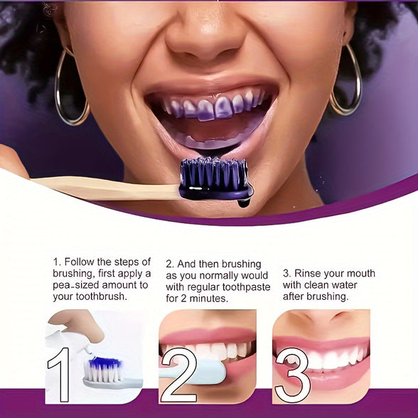 Purple Power: Clean Toothpaste for Brighter Smiles and Fresh Breath - 30ml