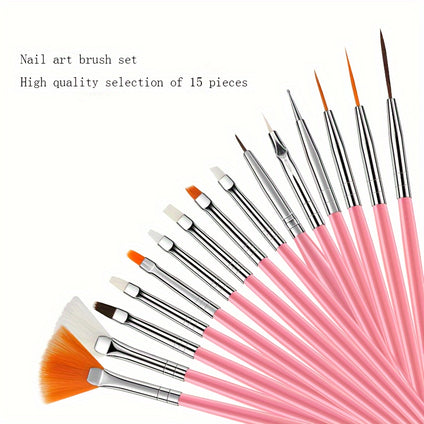 15pcs Nail Art Brush Set