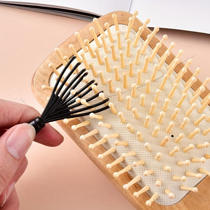 1/3/5/10pcs T Comb, Bathroom Cleaning Brush, Comb Cleaner, Plastic Curly Hair Comb, Cleaning Claw Hook bathroom accessories