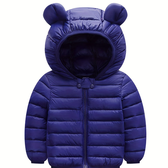 Adorable 3D Ear Hooded Coat for Babies & Toddlers