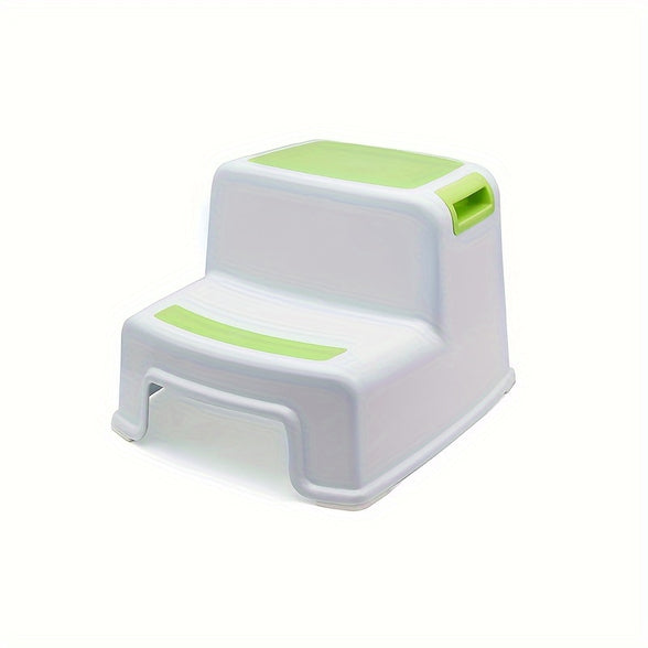 Plastic Step Stool Set for Toddlers 3 to 12 Years Lightweight Non Slip Easy to Clean Safe Design