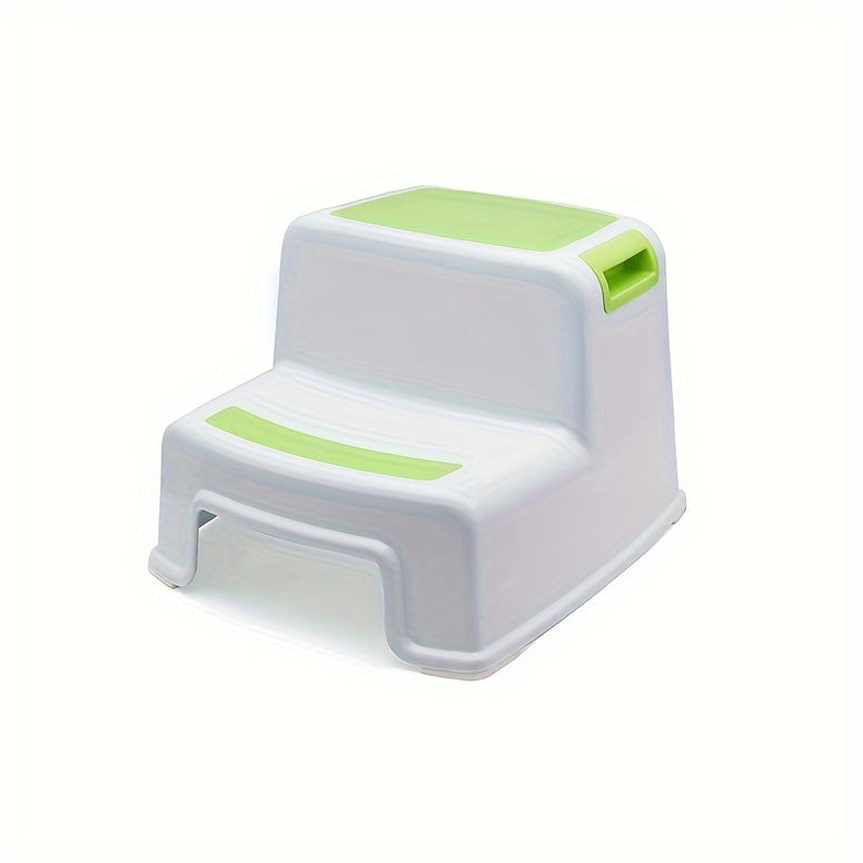 Plastic Step Stool Set for Toddlers 3 to 12 Years Lightweight Non Slip Easy to Clean Safe Design