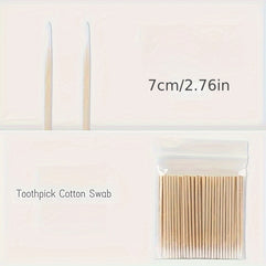 100PCS Odorless Nail Polish Remover Sticks