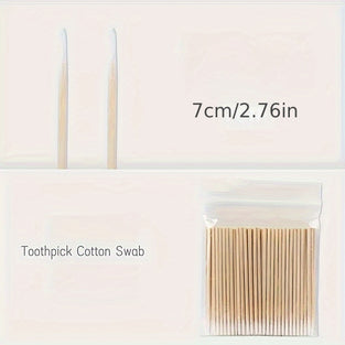 100PCS Odorless Nail Polish Remover Sticks