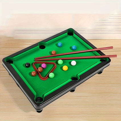 1pc, Small Billiard Table, Mini Pool Table For Puzzle Enthusiasts, Party Family Gathering Game Supplies