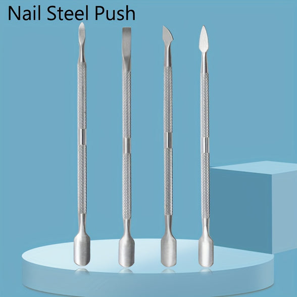 Cuticle Pusher and Gel Nail Remover Tool Set for Professional Manicure and Pedicure Care 4 piece