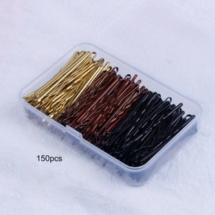 150pcs Bulk Hair Clip Simple Style Solid Color Metal Bobby Pin Side Clip Bangs Clip Hair Accessories For Women