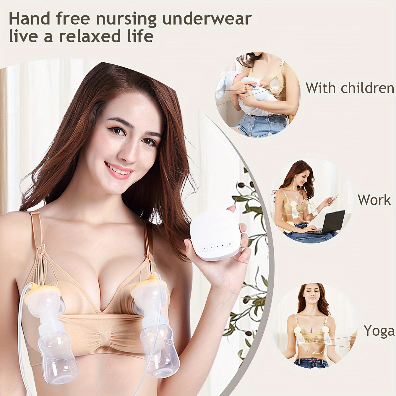 Flexible Maternity Bra with Easy Nursing Access