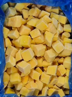 Frozen Mango Chunks – 1 kg Pack (MOQ: 10 kg)