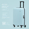 Durable Spinner Wheel Suitcase: Stylish Luggage for Boys and Girls with Password Lock