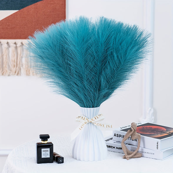 Bohemian Elegance: Set of 5 Artificial Pampas Grass