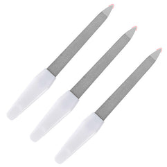 Anti Slip Stainless Steel Nail Files Set 3 Piece