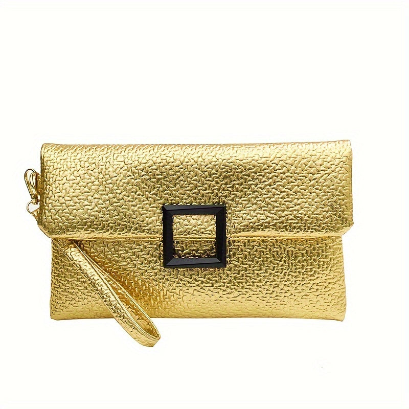 Elegant Flap Coin Purse: Trendy Envelope Clutch Bag for Women