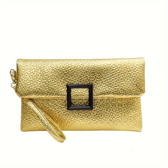 Elegant Flap Coin Purse: Trendy Envelope Clutch Bag for Women