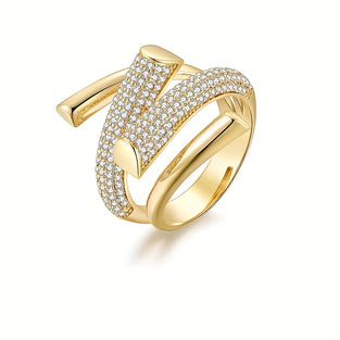 Stunning Zircon Wrap Ring  Perfect for Daily Wear  Parties