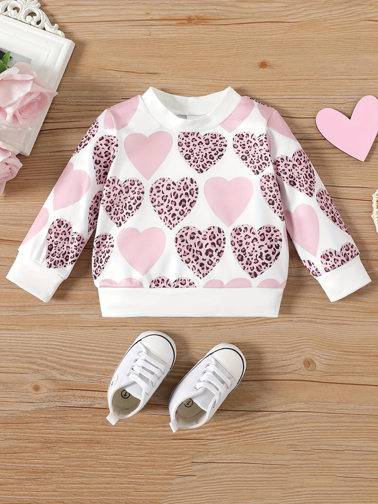 Leopard Love Printed Toddler Sweatshirt