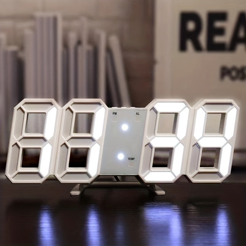 Stylish 3D LED Digital Clock