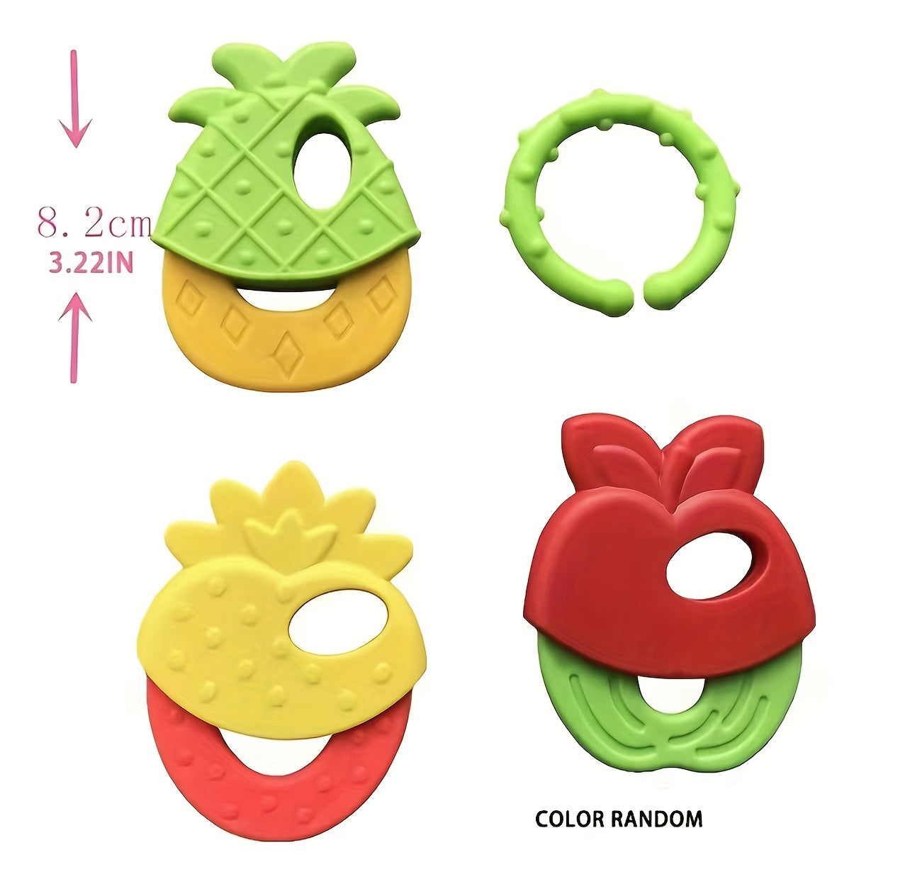 Delightful O-Shaped Silicone Teether