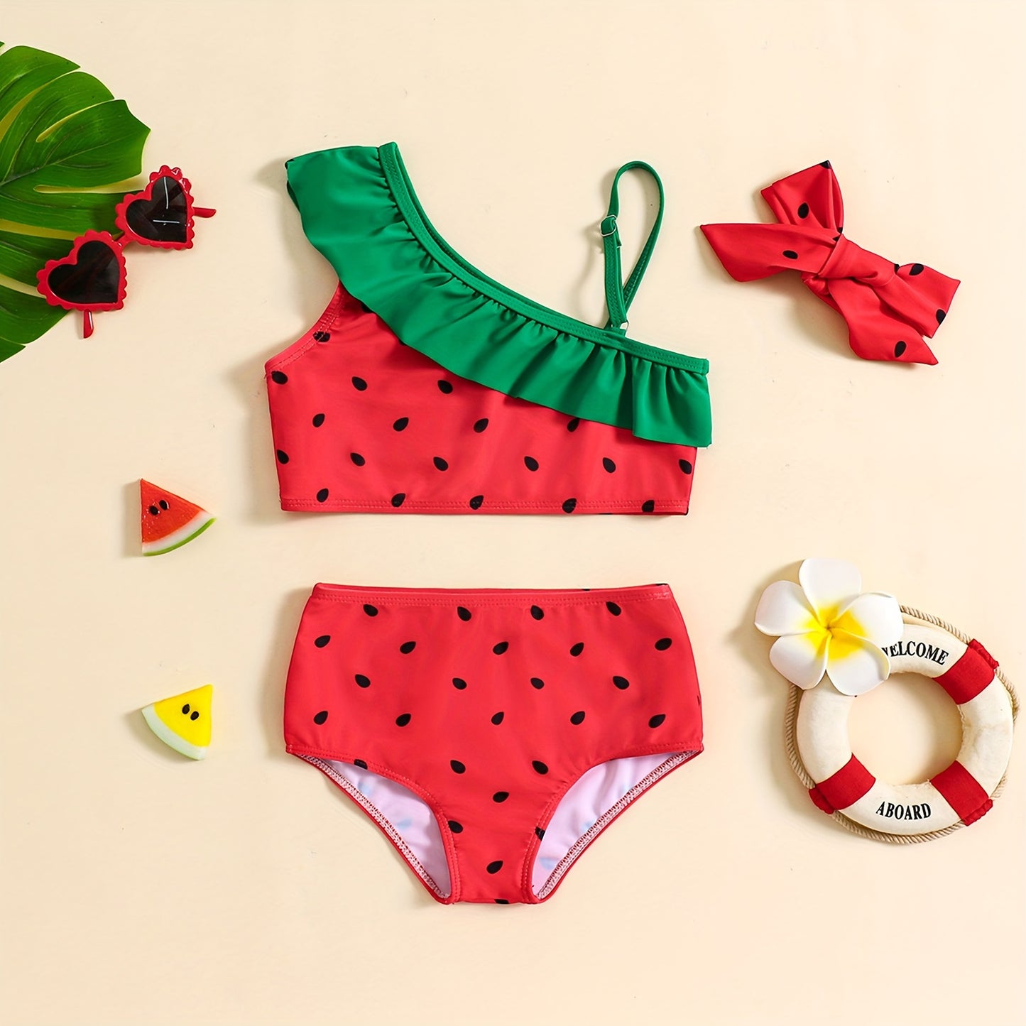 Adorable  Baby Girls' Swim Set