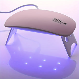 Mini 6W Nail Dryer LED UV Lamp Portable Gel Polish Curing Device