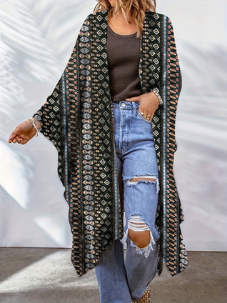 Boho Chic Plus Size Kimono for Women