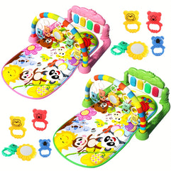 Play Mat with Musical Soft Tummy Time Gym for Infants and Toddlers