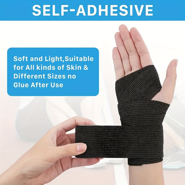 Premium Self-Adhesive Elastic Bandage for Sports and Scar Prevention - Ideal for Football, Basketball, Writing, and More!