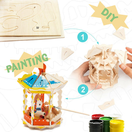 3D wooden puzzles