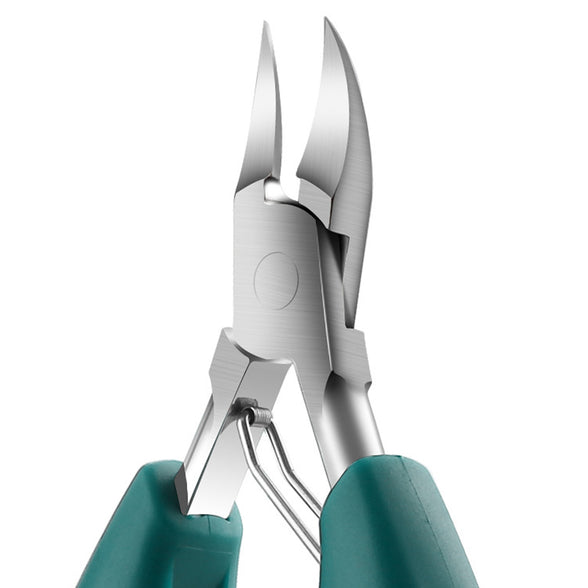 Professional Nail Clippers for Thick Nails and Ingrown Toenails with Sharp Curved Blade