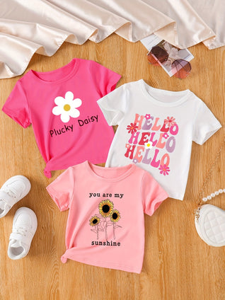 3pcs Baby's T-shirt