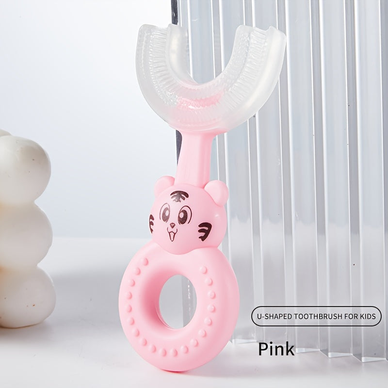 Soft Silicone U Shaped Baby Toothbrush for Infants