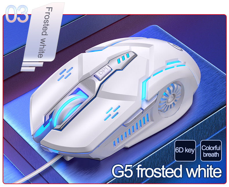 G-601099512521718 Mechanical Gaming Mouse: The Ultimate Silent Mouse for Computer Racer Enthusiasts