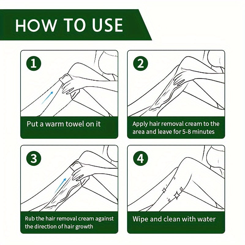 أسرار البشرة الناعمة: كريم إزالة الشعر بالصبار للحصول على نتائج سريعة وغير مؤلمة - مثالي لكل من الرجال والنساء للإبطين والمناطق الحساسة