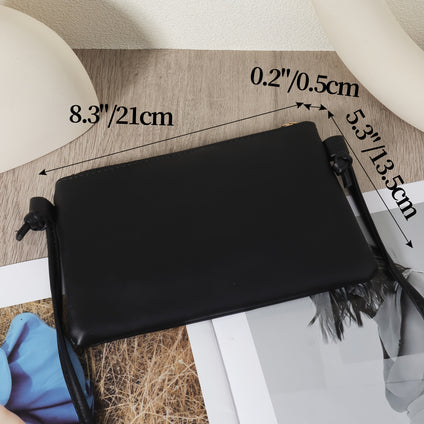 Mini Fashionable Trendy PU Leather Bag, Casual Handbag, Card Bag & Phone Purse