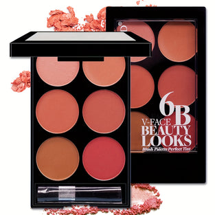 6 Colors Blush Palette