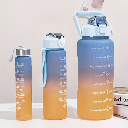 Inspirational Water Bottle Set - Reusable