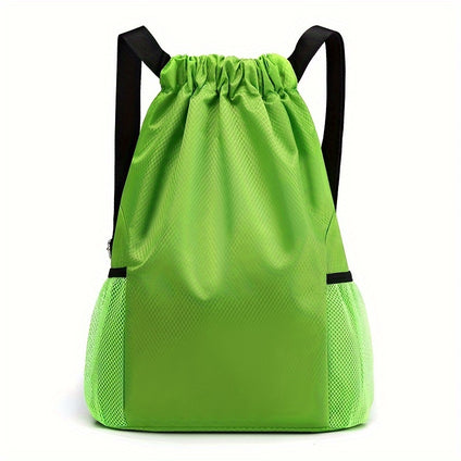 1pc Drawstring Oxford Backpack, New Simple Travel