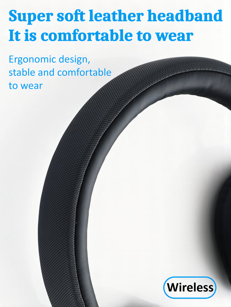 Premium Wireless Headphones: Lightweight, Foldable & Excellent Sound Quality for Work, Travel, and Gaming