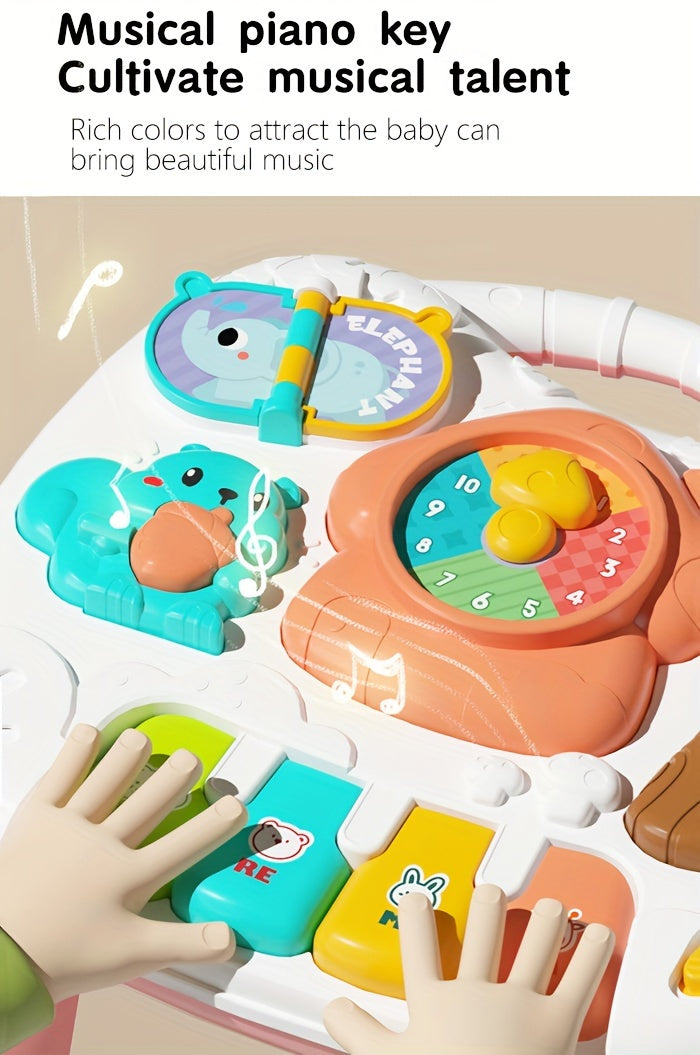 Interactive Musical Activity Center for Toddlers 18 Months and Up Educational Engaging Features Colorful Textures Promotes Imaginative Play