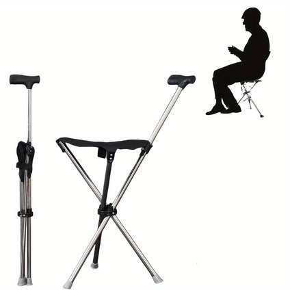 Multi-Functional Crutch Stool for Seniors