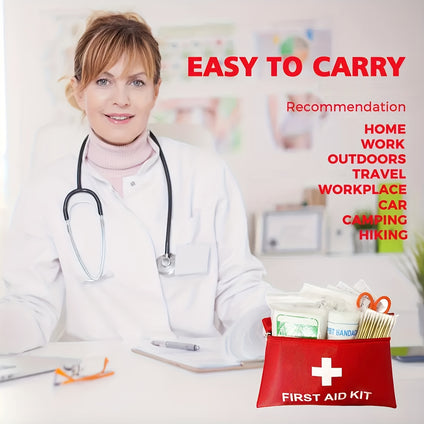 93pcs Small First Aid Kit For Emergency