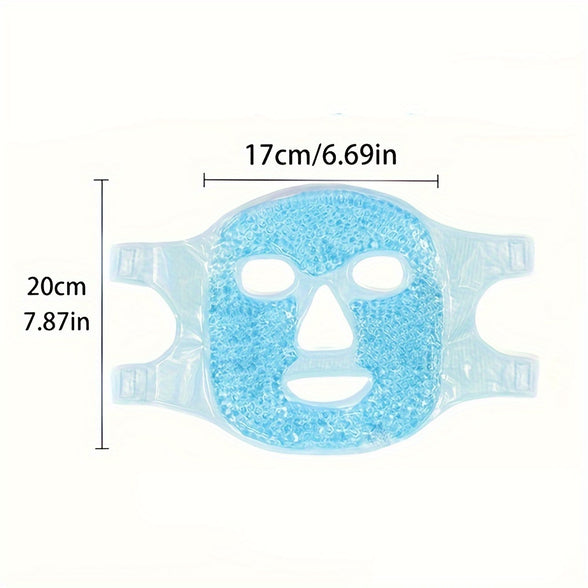 Cooling Gel Beads Face Mask: Relief for Woman's Sleeping, Pressure Headaches, and Skin Care