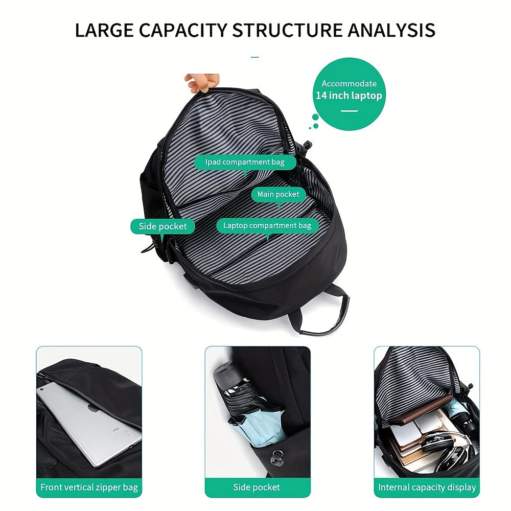 Ultimate Lightweight Men's Sports Travel Backpack: The Perfect Companion for Commuters and Students