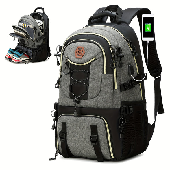 Ultimate Outdoor Travel Backpack: Large Capacity, Waterproof, and Stylish for Men and Women