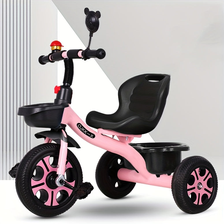 Kids Stainless Steel Tricycle for Ages 3 to 6 Safe and Practical