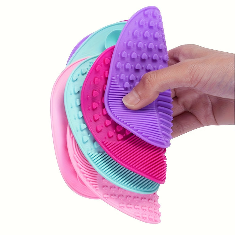 Versatile Silicone Scrub Pad with Suction Cup