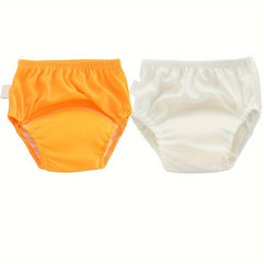 Toddler Putty Training Underwear 2 Pack 6 Layer Washable Comfort for Boys and Girls 0-3 Years