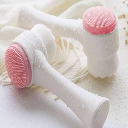 Double-Sided Silicone Facial Cleansing Brush: The Ultimate Skincare Tool