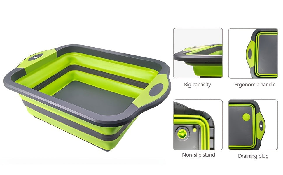 Multi-Functional Dish Tub for Washing Vegetables