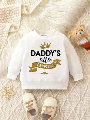 Daddy's Little Princess Graphic Sweatshirt